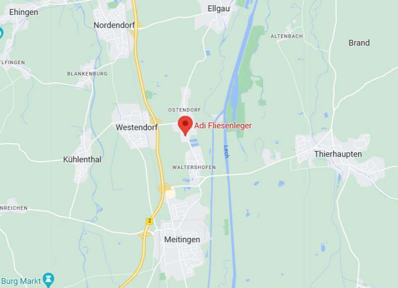 Bild von Adi Fliesenleger - Fliesen & Fliesenleger in Meitingen und Umgebung - Titel: Anfahrt via Google Maps: https://maps.app.goo.gl/a5bo7phdwPhxc6ki9