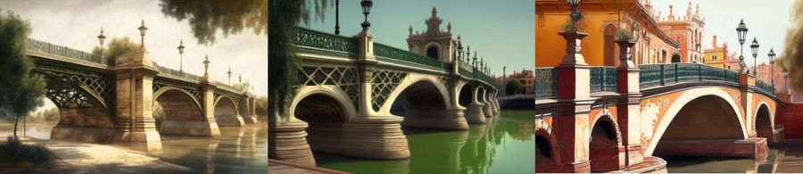 Puente del Alamillo Sevilla Spanien: Eine moderne Brücke, die über den Guadalquivir führt und ein Symbol für die Stadt Sevilla ist.