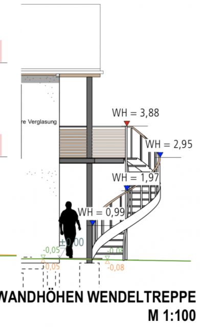BAU.DE / Forum: 1. Bild zu Frage "Abstandsflächenberechnung Treppe/Wendeltreppe" im Forum "Architekt / Architektur"