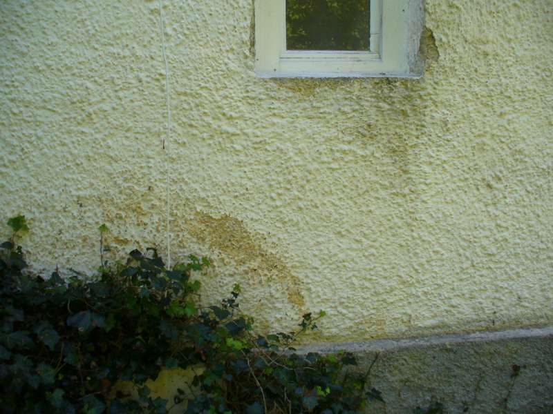 BAU.DE / BAU-Forum: 4. Bild zu Frage "Alten Putz ausbessern: Anleitung, Kosten & geeignete Fassadenfarbe f&uuml;r Wetterseite?" im BAU-Forum "Au&szlig;enw&auml;nde und Fassaden"