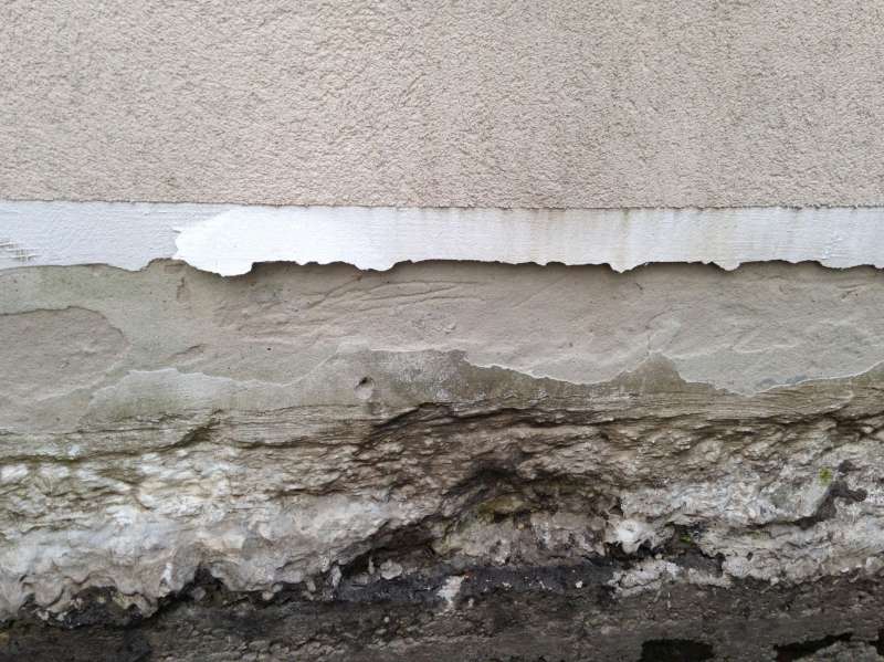 BAU.DE / BAU-Forum: 3. Bild zu Frage "Verputzte Außenwand brüchig (ehemals Innenwand Garage)" im BAU-Forum "Außenwände und Fassaden" BAU.DE / BAU-Forum: 3. Bild zu Frage "Verputzte Außenwand brüchig (ehemals Innenwand Garage)" im BAU-Forum "Außenwände und Fassaden"