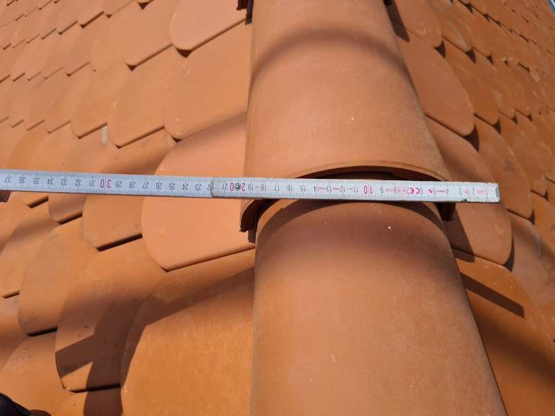 Bild zum BAU-Forumsbeitrag: Bestimmung eines Biberschwanz-Firstziegel im Forum Dach