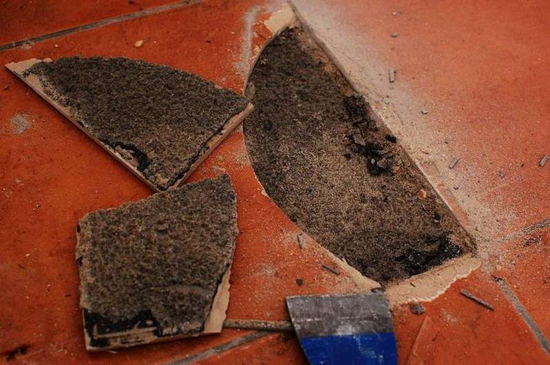 BAU.DE / BAU-Forum: 1. Bild zu Frage "Nasser Verbundestrich unter Fliesen: Ursachen, Gefahren & Sanierung im Hotel?" im BAU-Forum "Estrich und Bodenbel&auml;ge"