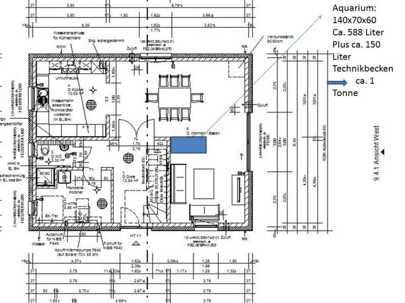 BAU.DE / BAU-Forum: 2. Bild zu Frage "1000 kg Aquarium auf Estrich: Lastverteilung f&uuml;r Fu&szlig;bodenheizung & Statik pr&uuml;fen?" im BAU-Forum "Estrich und Bodenbel&auml;ge"