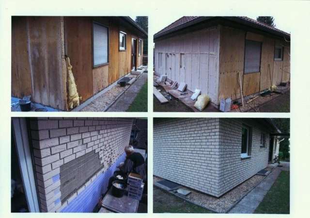 BAU.DE / BAU-Forum: 1. Bild zu Antwort "Wandaufbau: Diffusionsoffene Alternative f&uuml;r Fertighaus-Fassade" auf die Frage "Fassadensanierung Fertighaus: Wandaufbau, D&auml;mmung & Kosten im Detail?" im BAU-Forum "Fertighaus"
