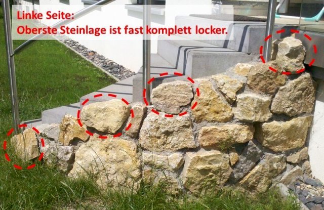 Bild zum BAU-Forumsbeitrag: Sanierung Naturstein-Verschalung im Forum Rund um den Garten