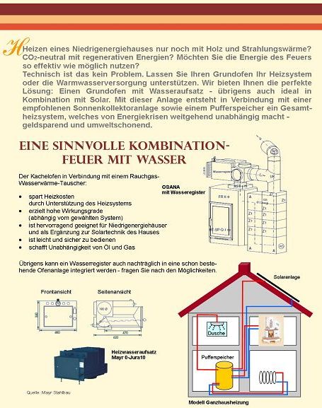BAU.DE / BAU-Forum: 1. Bild zu Antwort "Grundofen mit Wassertasche & Solarthermie: Planungshinweise" auf die Frage "Ganzhausheizung mit Kachelofen: Kompetenten Hersteller finden &ndash; Kosten, Planung & Erfahrungen?" im BAU-Forum "Kamin und Kachelofen"