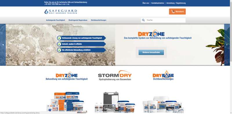 BAU.DE / BAU-Forum: 1. Bild zu Antwort "DRYZONE Bezugsquelle: Safeguard Europe – Preise & Verfügbarkeit" auf die Frage "DRYZONE bei Mauerdurchfeuchtung: Erfahrungen, Alternativen & Risiken?" im BAU-Forum "Keller" BAU.DE / BAU-Forum: 1. Bild zu Antwort "DRYZONE Bezugsquelle: Safeguard Europe – Preise & Verfügbarkeit" auf die Frage "DRYZONE bei Mauerdurchfeuchtung: Erfahrungen, Alternativen & Risiken?" im BAU-Forum "Keller"