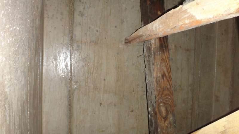 Bild zum BAU-Forumsbeitrag: Kann Wasser aus einem abgeschlossenen Raum durch Mörtel austreten? im Forum Keller