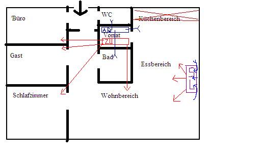 BAU.DE / BAU-Forum: 1. Bild zu Antwort "Zentrale L&uuml;ftung Bungalow: Grundlast & Spitzenlast &ndash; Details" auf die Frage "Bungalow Skizze pr&uuml;fen: Statik, Bauplanung & Genehmigung &ndash; Was ist zu beachten?" im BAU-Forum "Neubau"