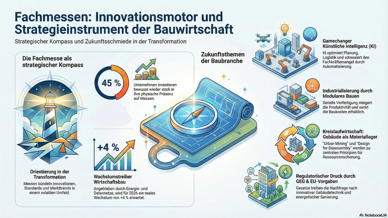 Fachmessen: Innovationsmotor und Strategieinstrument der Bauwirtschaft