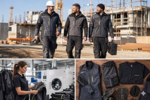 Professionelle Ausr&uuml;stung f&uuml;r Handwerksbetriebe: Langlebige Textil-Logistik im Bauwesen - Bild: BauKI / BAU.DE