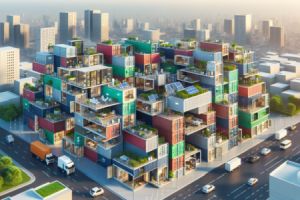 Kreative Container-Wohnlösungen: Innovative Architektur mit Containern, Seecontainern, Frachtcontainern - Bild: BauKI / BAU.DE