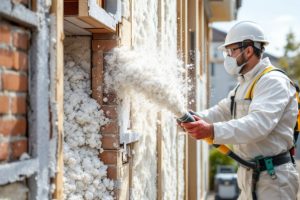 Eine Dampfbremse ist eine Baufolie oder -bahn, die in Gebäuden als diffusionsoffene Schicht verwendet wird, um den Feuchtigkeitstransport zu regulieren.