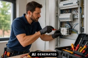 Welche Steckdosen sind f&uuml;r Stecker-Solar zul&auml;ssig? - Bild: KI-generiert / BAU.DE