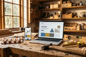 Webseiten f&uuml;r Handwerksbetriebe: Leistungsvergleich moderner Anbieter und Sichtbarkeits-Strategien 2026 - Bild: BauKI / BAU.DE