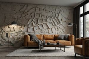 Marmorino ist eine spezielle Art von Putz, die aus Marmorstaub, Kalk und anderen Zutaten hergestellt wird.