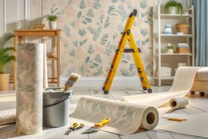 Eine Stoff-Vlies-Tapete, auch Textil-Vliestapete genannt, besteht aus einem Trägermaterial aus Vlies, das mit Stofffasern wie Velours, Baumwolle, Jute, Leinen, Filz oder Seide beschichtet ist. Eine Stoff-Vlies-Tapete, auch Textil-Vliestapete genannt, besteht aus einem Trägermaterial aus Vlies, das mit Stofffasern wie Velours, Baumwolle, Jute, Leinen, Filz oder Seide beschichtet ist.