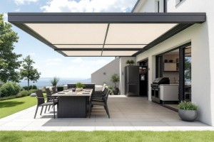 Langlebig, stilvoll, wetterfest: Wie du deine Terrasse optimal überdachst - Bild: BauKI / BAU.DE