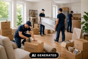 Ein Umzugsunternehmen ist ein Dienstleister, der professionelle Dienstleistungen im Zusammenhang mit dem Umzug von Haushalten, Unternehmen oder Büros anbietet. Ein Umzugsunternehmen ist ein Dienstleister, der professionelle Dienstleistungen im Zusammenhang mit dem Umzug von Haushalten, Unternehmen oder Büros anbietet.