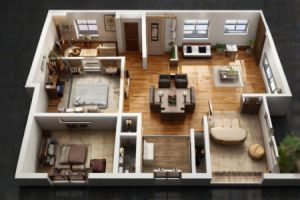 Wohnraumgestaltung bezeichnet die bewusste Planung, Organisation und Gestaltung von Räumen in Wohnungen oder Häusern, um sowohl funktionale als auch ästhetische Anforderungen zu erfüllen.