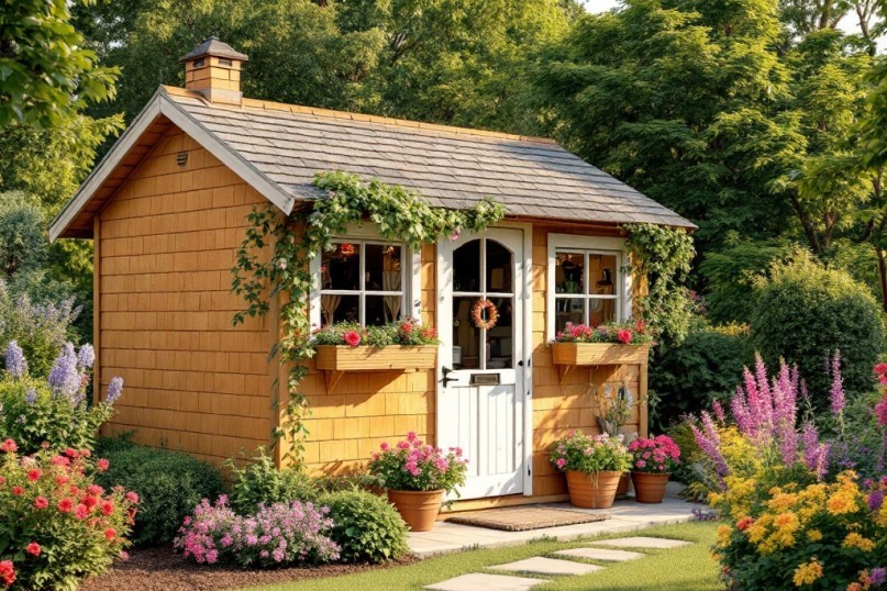 Ein Gartenhaus ist ein vielseitiges, kleineres Gebäude, das in Gärten oder auf Grundstücken errichtet wird und verschiedene Funktionen erfüllen kann.