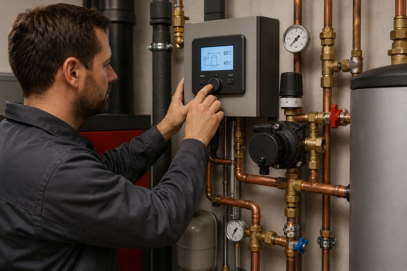 Planung einer R&uuml;cklaufanhebung: Thermostatventile vs. elektronische Mischer