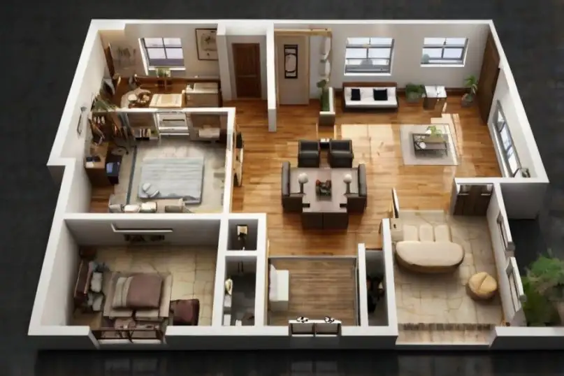 3D steht f&uuml;r dreidimensional und beschreibt die Darstellung von Objekten oder R&auml;umen mit drei Dimensionen: L&auml;nge, Breite und Tiefe.