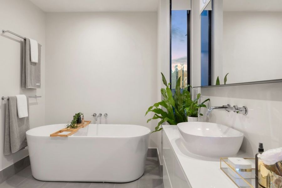 Zementputz - Für Außenwände und Feuchträume wie Badezimmer eignet sich Zementputz