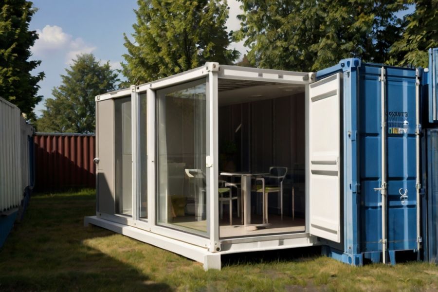 Eine Container-Wohnlösung ist ein innovatives Wohnkonzept, das die Umwandlung von Seecontainern in voll funktionsfähige Wohnräume beinhaltet